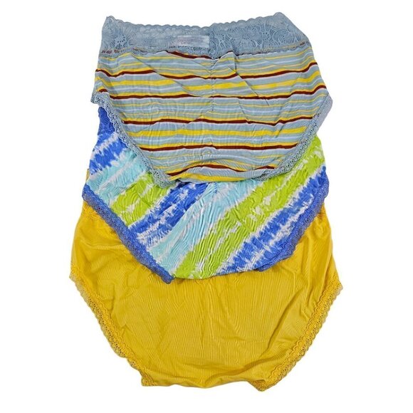 No Boundaries NOBO Micro Lace 4-Pack Multi-Color Hipster Panties - Size XS NWT - Picture 2 of 15